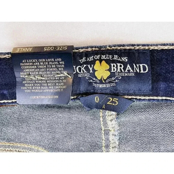Lucky Brand 25X29 Women's Blue Denim Brooke Legging Jean Size 0/25A NWT - Picture 5 of 16